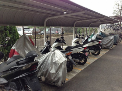 【その他共用部分】 | ルクサージュあおば台山の手台C号棟 | バイク置場