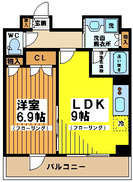 【間取り】 | プライマル方南町