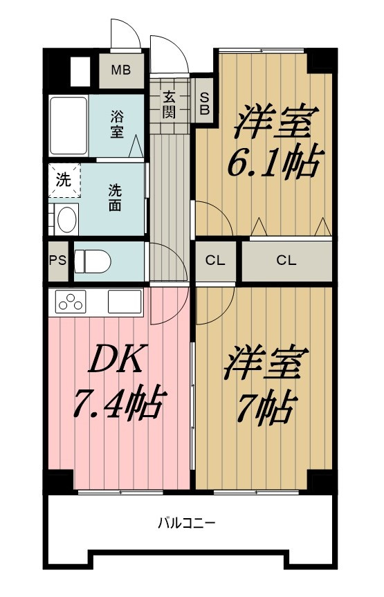 斎藤マンションの間取り