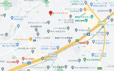 【地図】 | ガーデンフラット