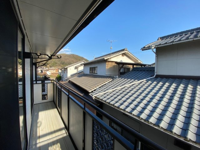 カーサ下野のバルコニー