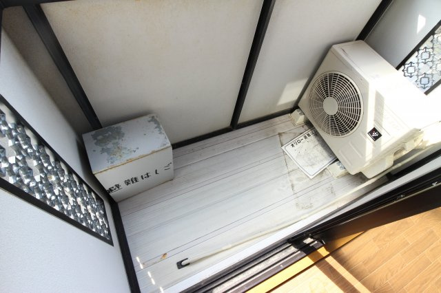 オモトハイツのバルコニー