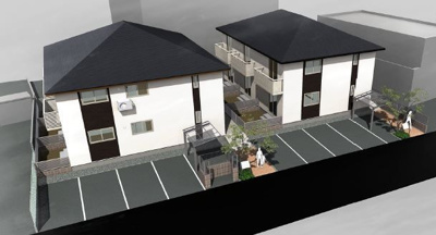 【外観パース】 | プレミアムフォレストⅡ番館 | こちら、外観パースです