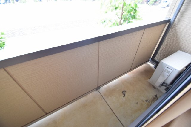 エクセルパークＡ・Ｂのバルコニー|南西向きバルコニー