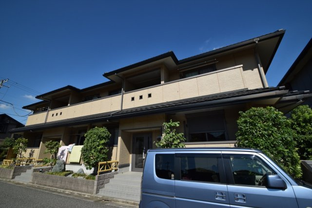 エクセルパークＡ・Ｂの外観|和のテイストを感じるオシャレな建物です。