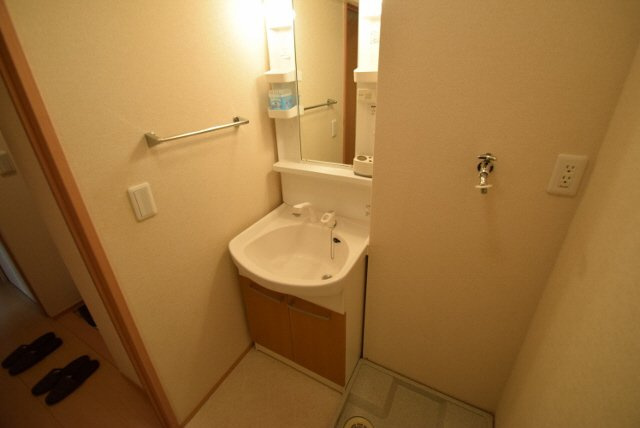 エクセルパークＡ・Ｂの洗面所|独立洗面台です。