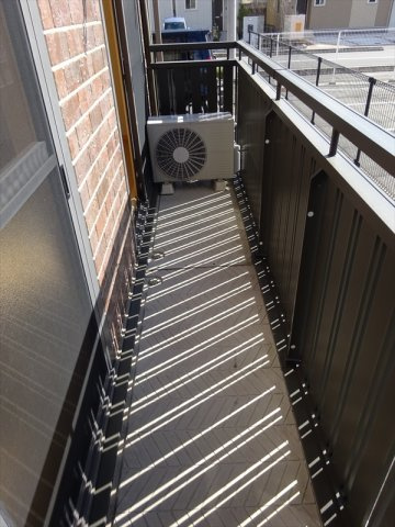 ウィステリアウィルモアⅠのバルコニー