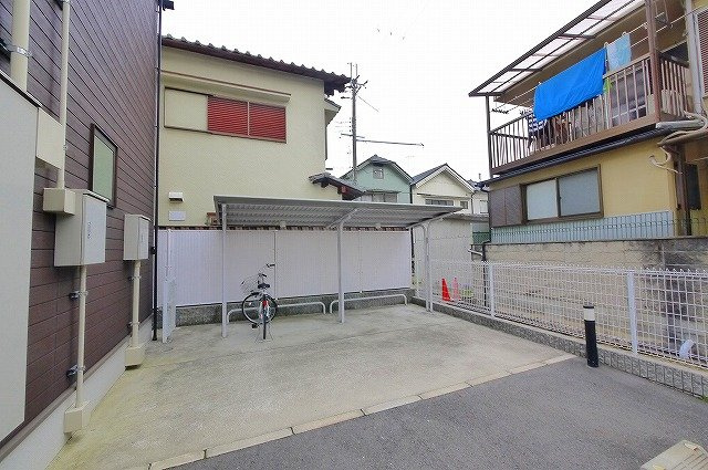 クレール（奈良市）のその他共用部分|駐輪スペースもしっかりありますよ。