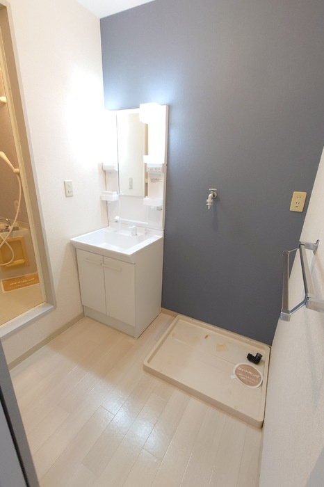 サンディアスB棟の独立洗面台