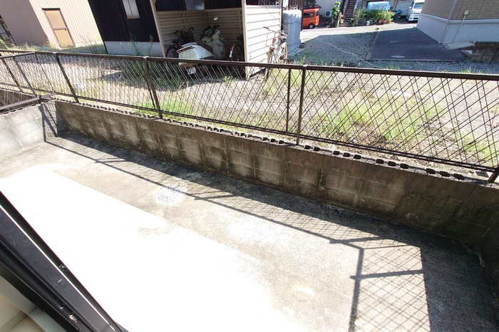 サンディアスB棟の庭