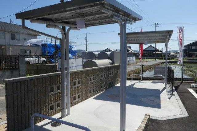 倉敷市真備町川辺のアパートのその他共用部分|自転車置き場