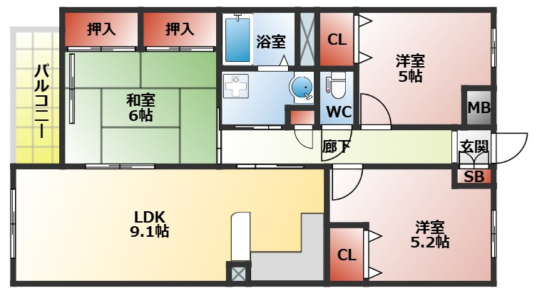 Ｇａｒｄｅｎ　Ｓｔｙｌｅ光善寺の間取り