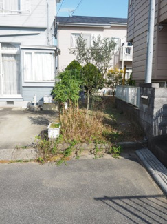 【外観】 | 東金市小沼田　売地 | 接道２メートルになります