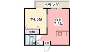【間取り】 | 五位堂片岡マンション