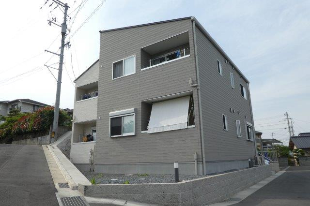 倉敷市福島のアパートの外観