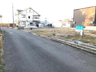 【前面道路含む現地写真】 | 守山市今浜町2624-184　売り土地