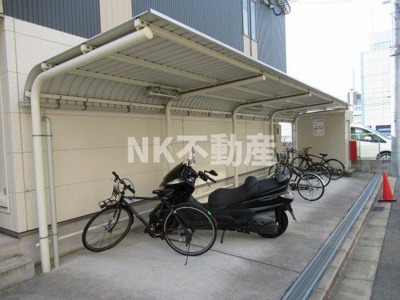 【その他共用部分】 | エスティームⅡ番館（八戸ノ里賃貸） | 駐輪場です