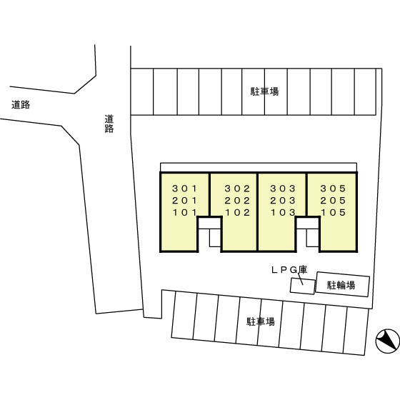 ユグドソレイユのその他|配置図