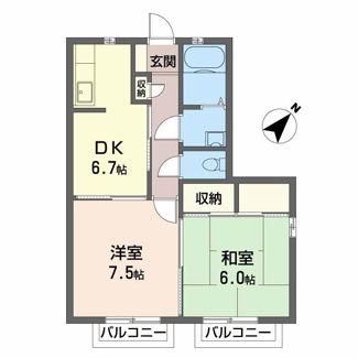 【間取り】 | ハイム　穴師の里