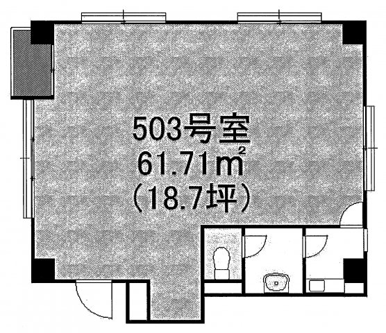 三貴ビルの間取り