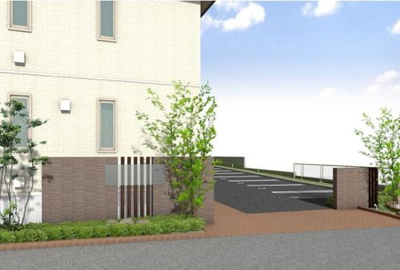 【その他共用部分】 | 【シャーメゾン】フルリール | 重厚感のある建物とエントランスとなり、新生活を楽しめる住まいとなります。