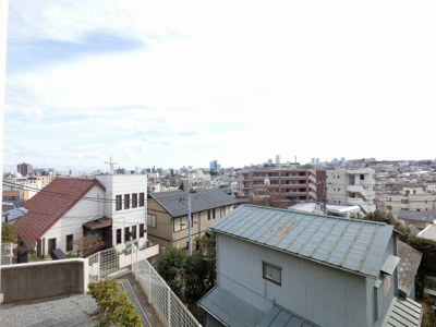 【展望】 | 朝日プラザ大口 | 高台2階部分からの眺望♪