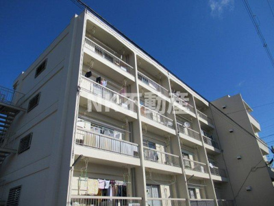 【外観】 | グローリィハイツ八戸ノ里（八戸ノ里賃貸） | 落ち着いた雰囲気の外観です