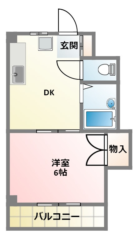 ヒルハイツ日吉の間取り