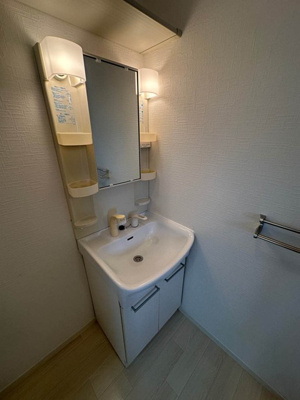 【独立洗面台】 | ダンデリオン | 洗髪洗面化粧台で忙しい朝にも寝癖の付いた頭にも優しい☆お化粧するときにも大活躍です♪