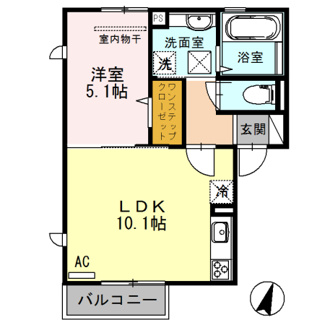 【間取り】 | フェリーチェ佐治