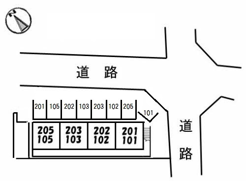 イーストサイドの区画図