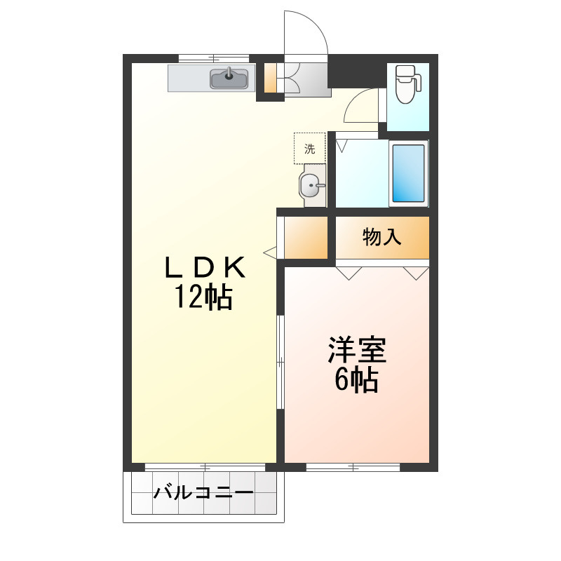 レジデンスサロードの間取り