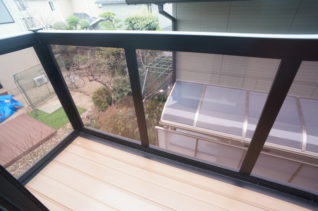 コンフォール売布のバルコニー