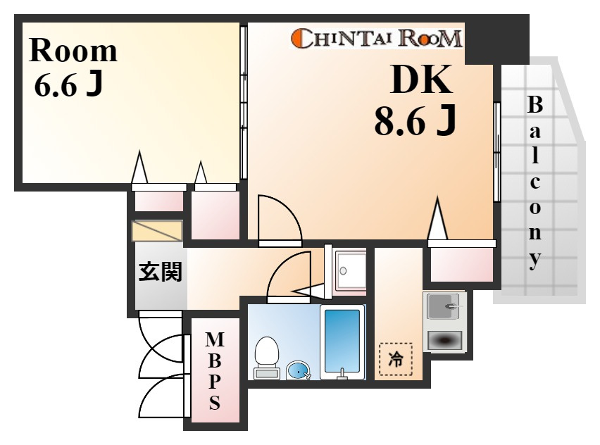コート住吉の間取り