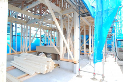 【駐車場】 | 入間市小谷田ガレージハウス | 平成30年4月撮影