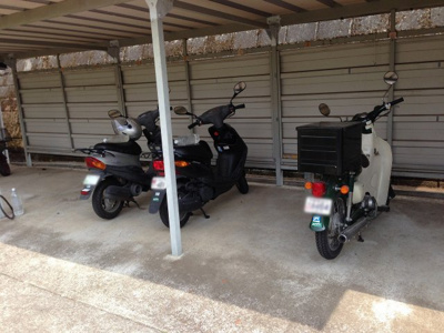 【その他共用部分】 | 白幡台住宅9号棟 | バイク置場
