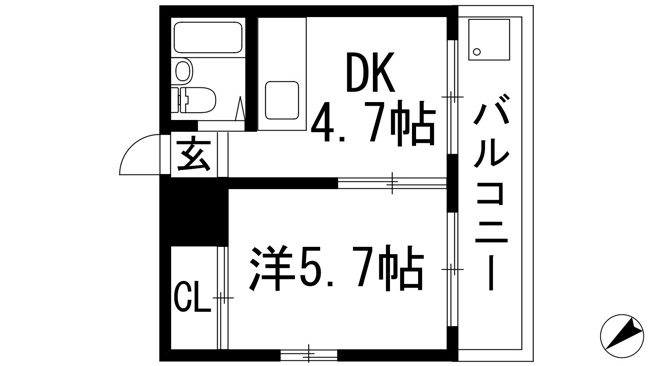 【間取り】 | メゾン北野
