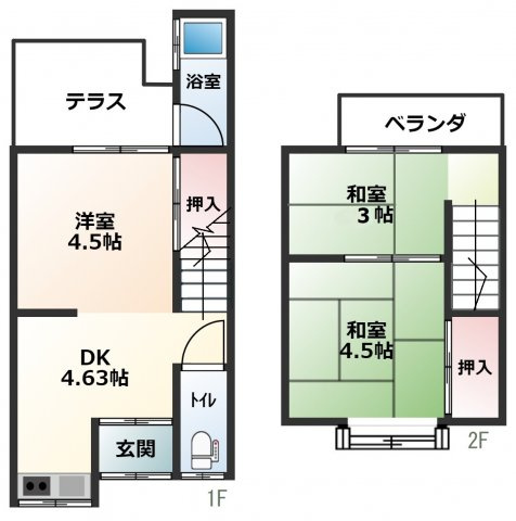 石田大受町の間取り