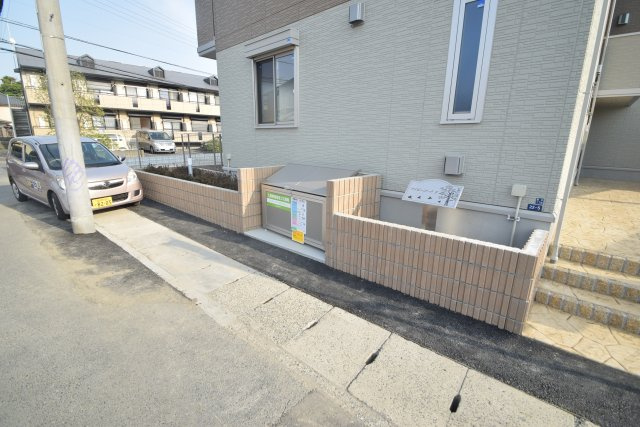 市川市原木１丁目のアパートの周辺|ゴミ置き場です