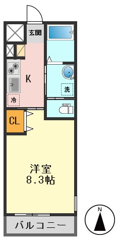 ミルキィの間取り