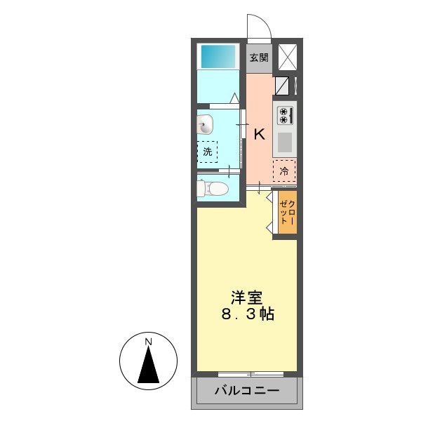 ミルキィの間取り