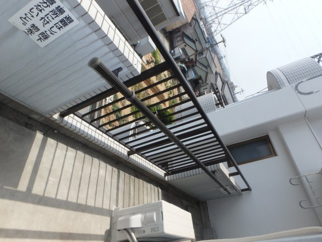 ユートピアタウン北館のバルコニー