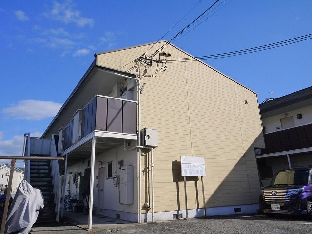 ジョイフルハイツBの外観|キレイな外観です。