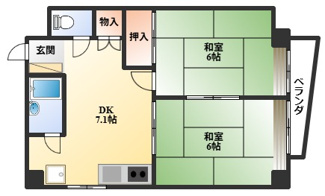 【間取り】 | 増田マンション