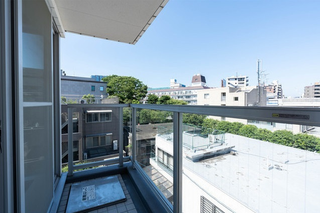 港区三田１丁目の賃貸マンションのその他|バルコニー