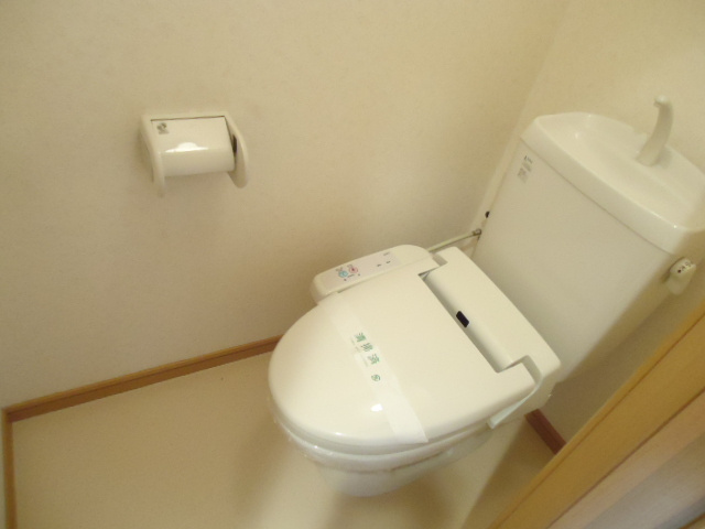 PlumeriaB棟のトイレ