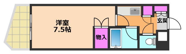 【間取り】 | エスポワール城西