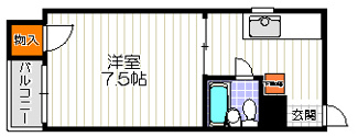 【間取り】 | コーポラス寺町 | ★