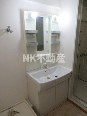 【洗面所】 | メゾン大邦（弥刀賃貸） | コンパクトで使いやすい洗面所