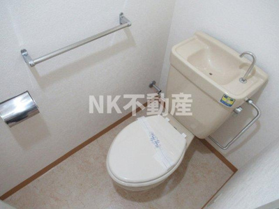 【トイレ】 | メゾン大邦（弥刀賃貸） | 落ち着いた色調のトイレです